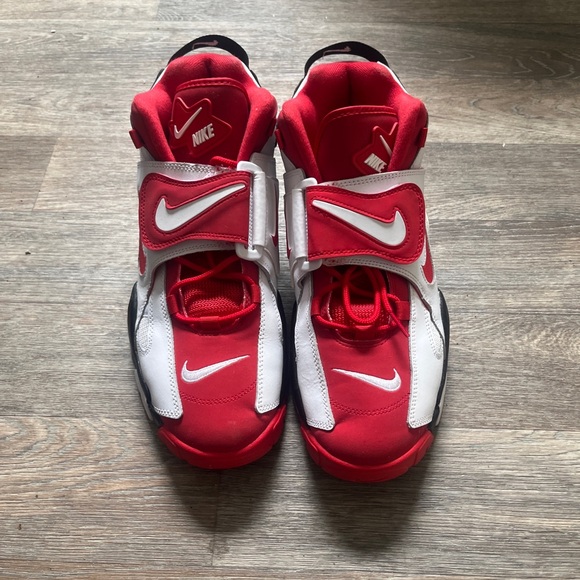 Nike Other - Nike air Barrage….. Nike Red and White High-Top Sneakers